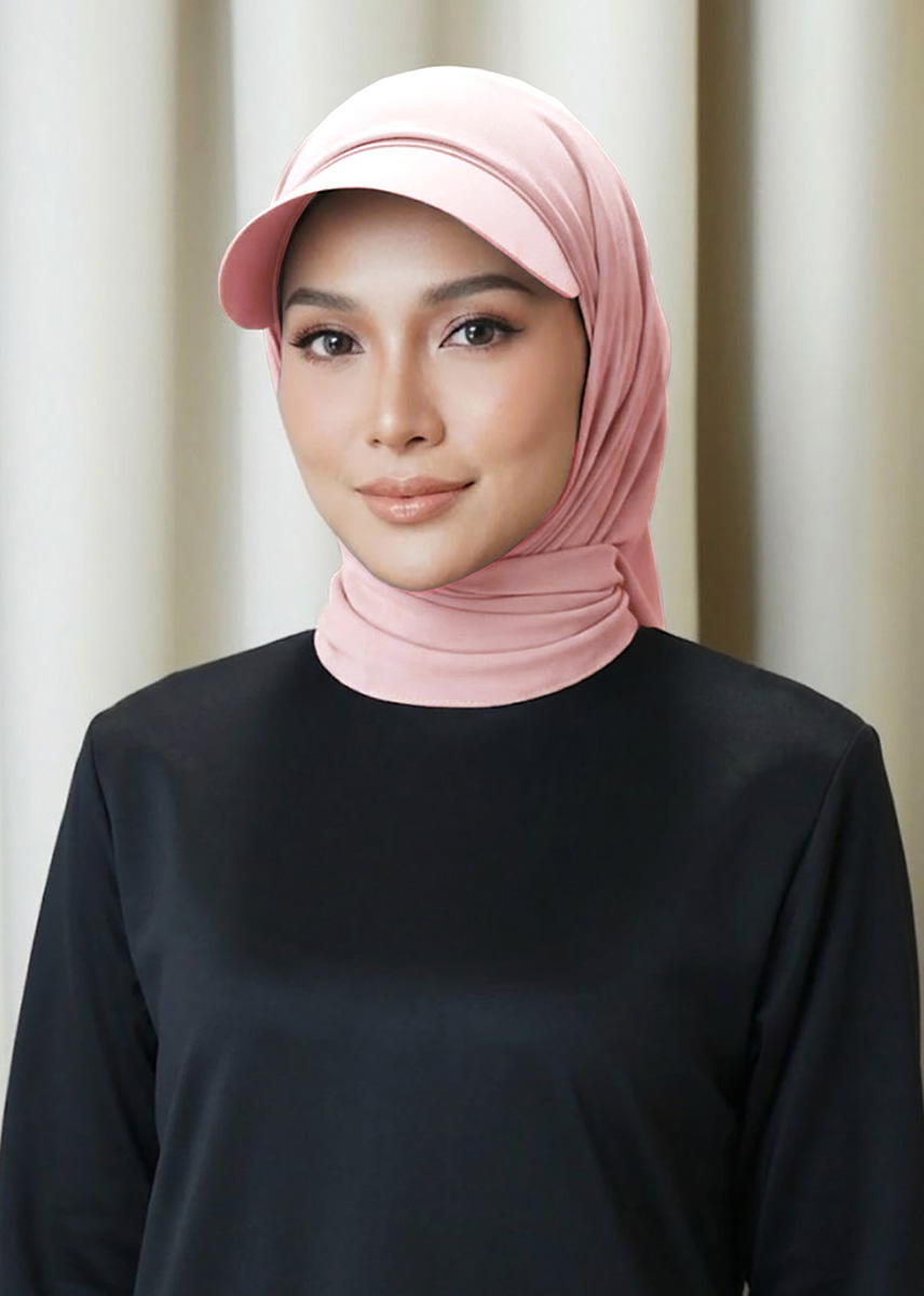 Dalima Hijab "Premium Chiffon" - Ballet Pink