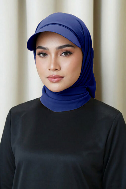 Dalima Hijab "Premium Chiffon" - Imperial Blue