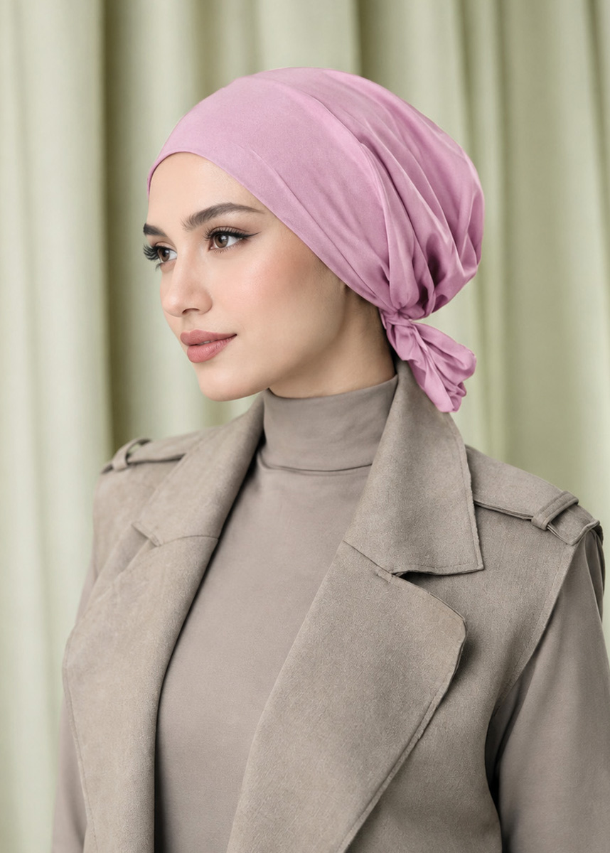 Naura Turban "Premium Satin" - Lite Lavender