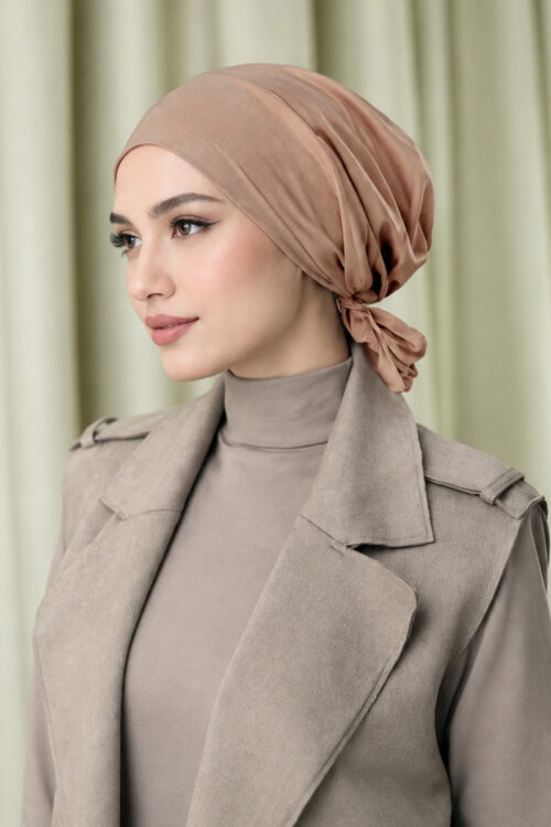 Naura Turban "Premium Satin" - Maplewood
