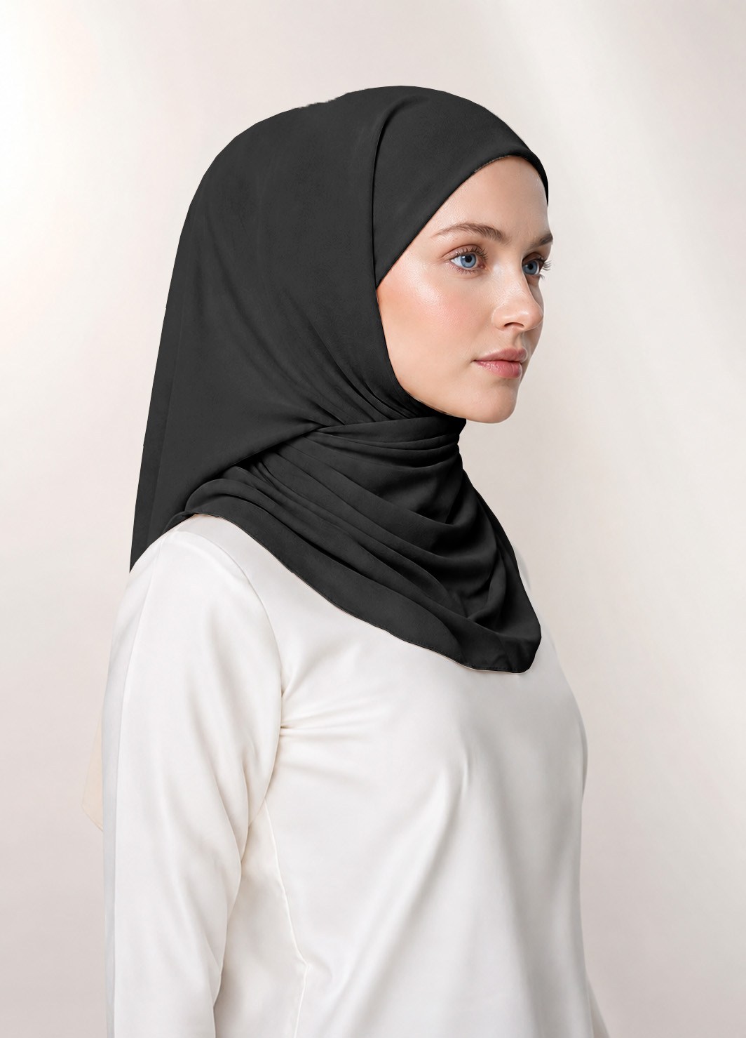 Tamara Hijab 2.0 "Lite Chiffon" - Black