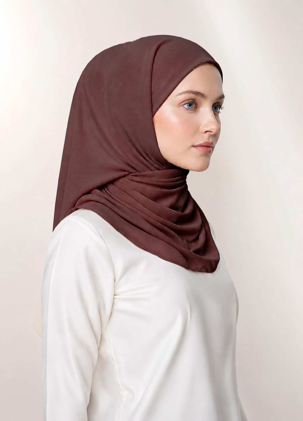 Tamara Hijab 2.0 "Lite Chiffon" - Dark Wood