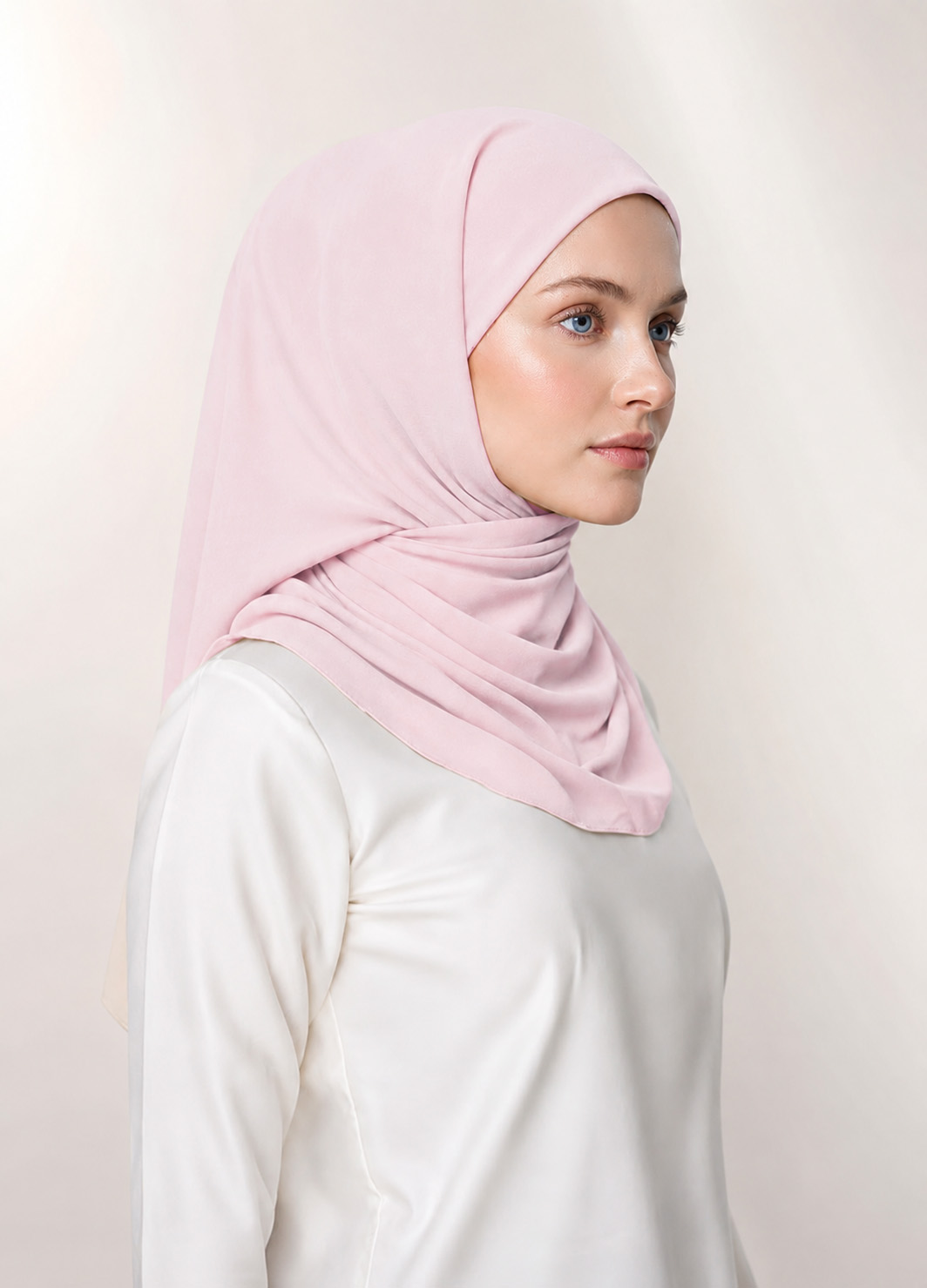 Tamara Hijab 2.0 "Lite Chiffon" - Pastel Pink