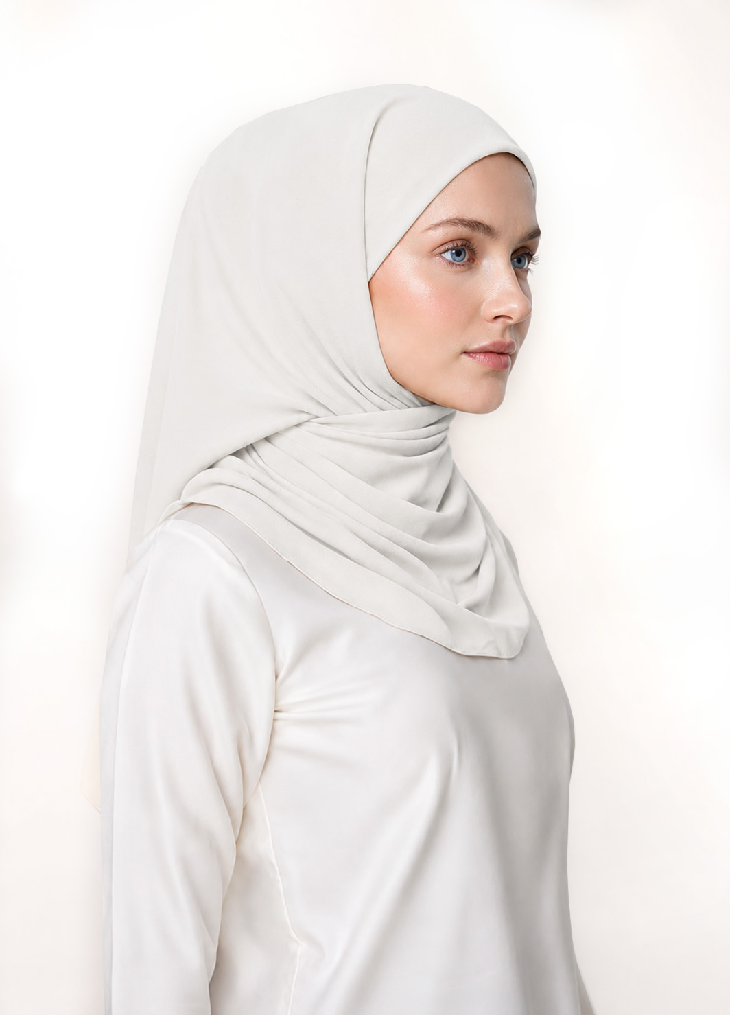 Tamara Hijab 2.0 "Lite Chiffon" - Sand Cream