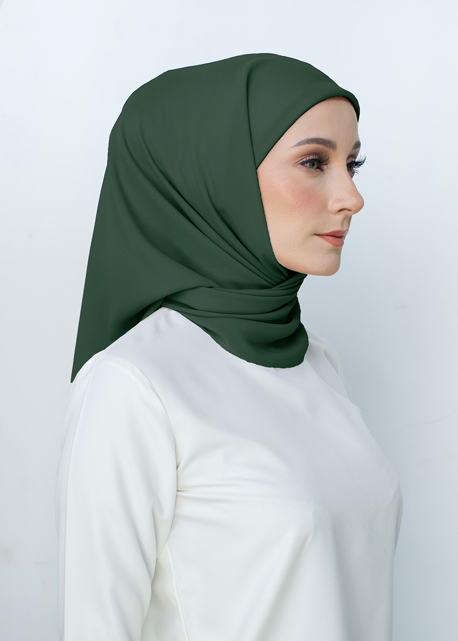Tamara Hijab "Lite Chiffon" - Dark Green