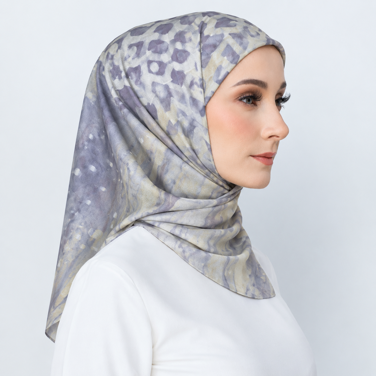 TAMARA HIJAB LUXE BATIK - Embun Grey