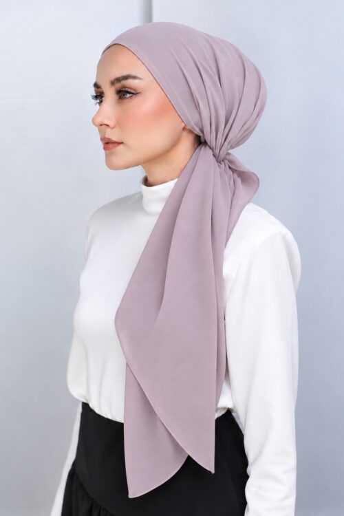 BONITA TURBAN "LITE CHIFFON" - Ash Lilac