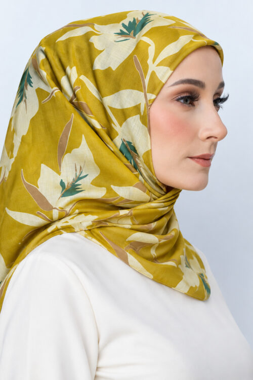 Tamara Hijab "Regal Series"- Chartreuse Fleur