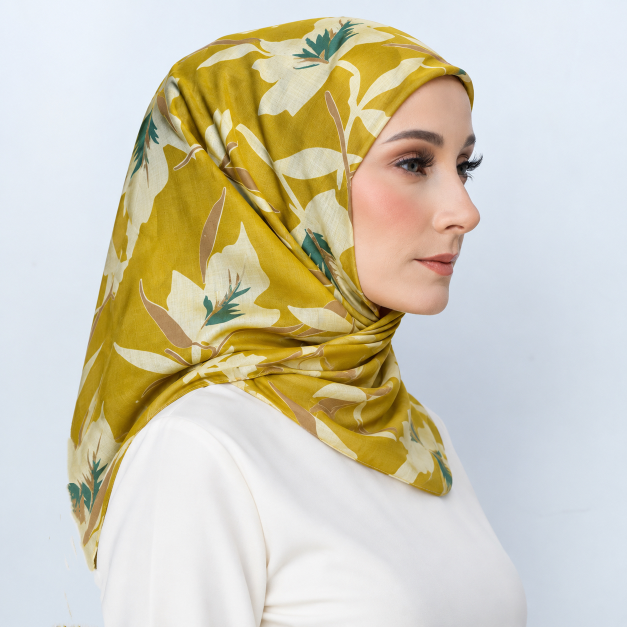 Tamara Hijab "Regal Series"- Chartreuse Fleur