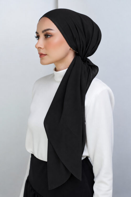 BONITA TURBAN "LITE CHIFFON" - Black