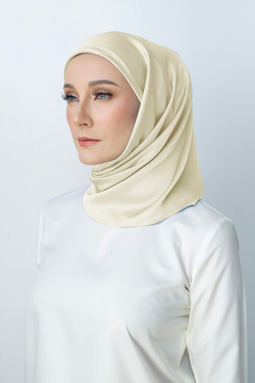 Tamara Hijab "Satin Silk" - Buttercream