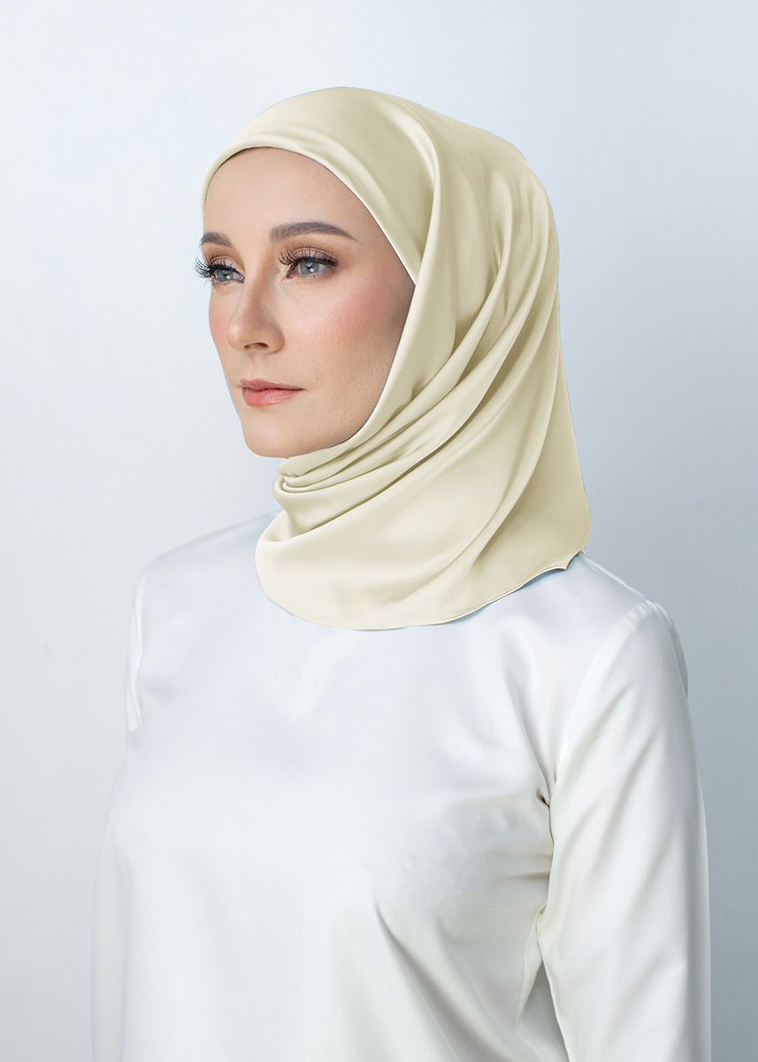 Tamara Hijab "Satin Silk" - Buttercream