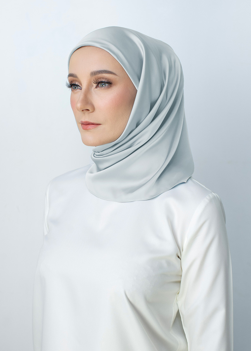 Tamara Hijab "Satin Silk" - Icy Cloud