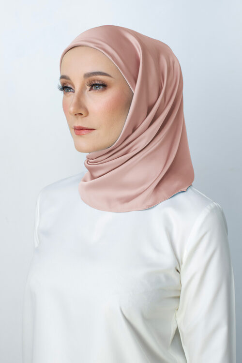 Tamara Hijab "Satin Silk" - Soft Roselle