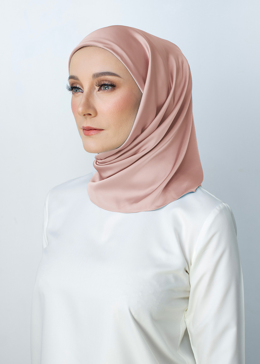 Tamara Hijab "Satin Silk" - Soft Roselle